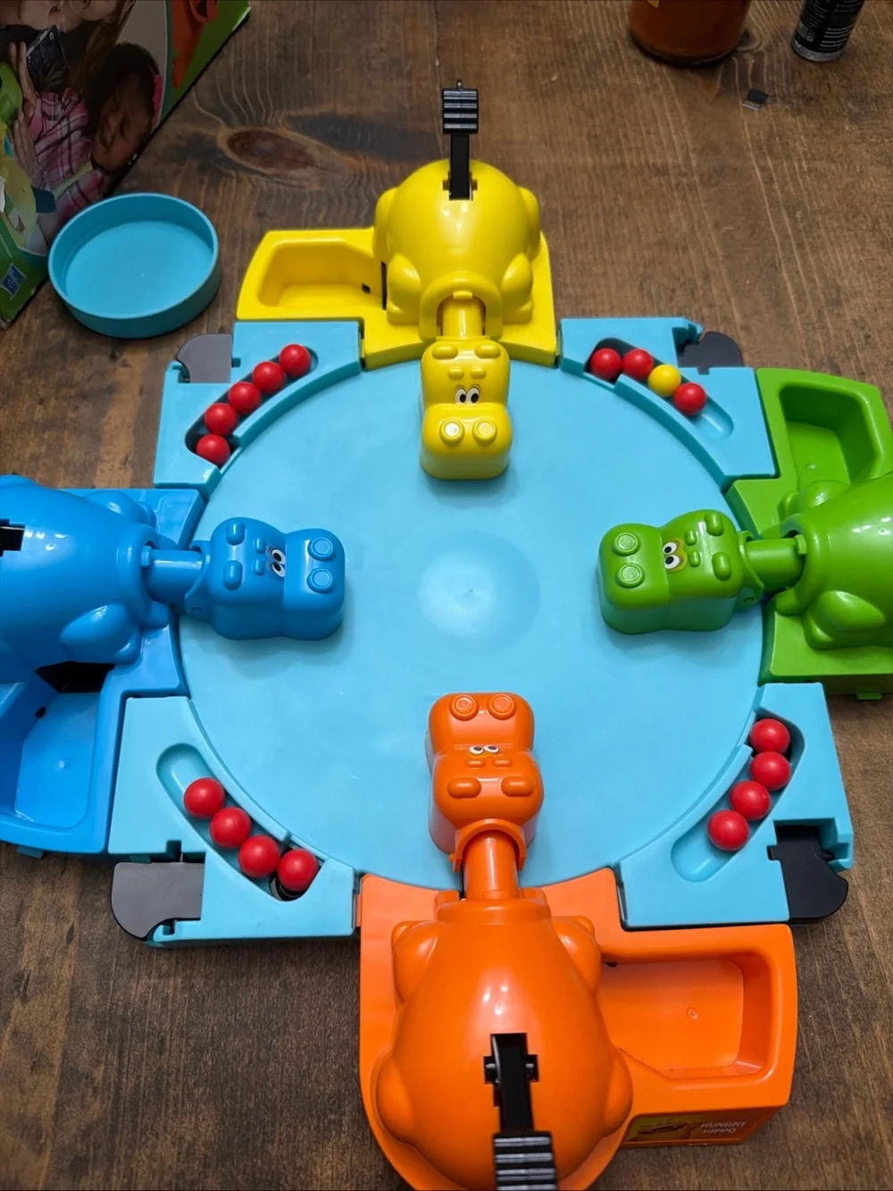 Hasbro Hungry Hungry Hippos Game - Blue, Green, Orange